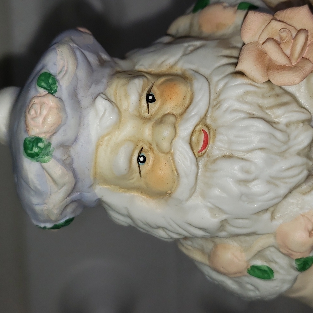 Bluedragon Creations Santa Figurine with Gold and Pink Accents - Picture 3 of 9